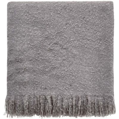Bedeck of Belfast Saffi Woven Throw, Silver Bedeck of Belfast Saffi Woven Throw, Silver