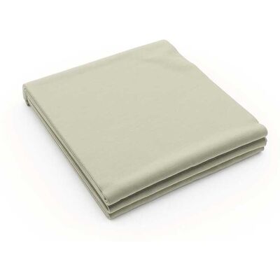 Bedeck of Belfast 200 Thread Count Plain Dye Single Flat Sheet, Sage Bedeck of Belfast 200 Thread Count Plain Dye Single Flat Sheet, Sage