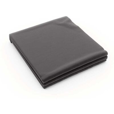 Bedeck of Belfast 200 Thread Count Plain Dye Single Flat Sheet, Slate Bedeck of Belfast 200 Thread Count Plain Dye Single Flat Sheet, Slate