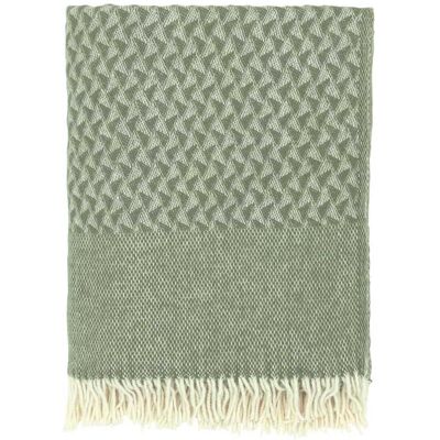 Bedeck of Belfast Yoko Woven Throw, Green Bedeck of Belfast Yoko Woven Throw, Green