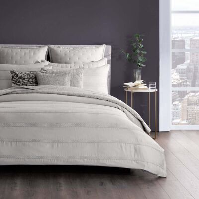 Donna Karan - Silky Stripe - Light grey - Duvet Cover Donna Karan - Silky Stripe - Light grey - Duvet Cover