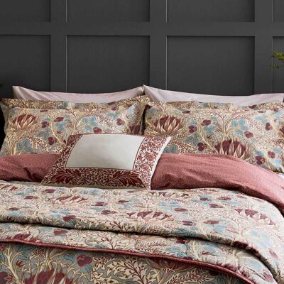 Morris & Co - Artichoke - Dove Grey - Wine - Bedding Set Morris & Co - Artichoke - Dove Grey - Wine - Bedding Set