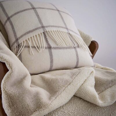 Murmur - Beau Wool Cushion - 45x45cm - Beige - Cushion Murmur - Beau Wool Cushion - 45x45cm - Beige - Cushion