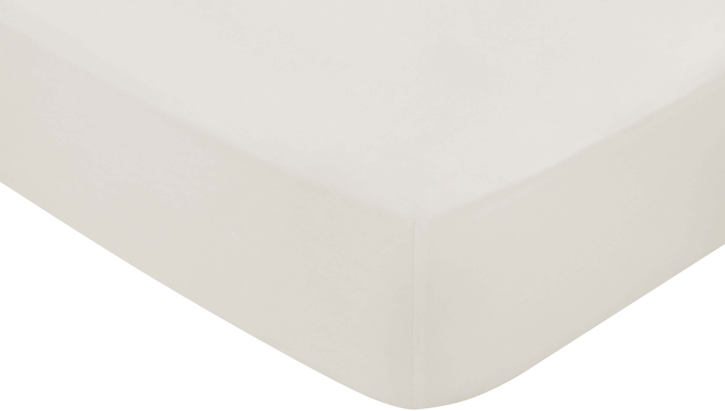 Bedeck of Belfast Fine Linens 600 Thread Count Egyptian Cotton Kingsize Fitted Sheet, Cashmere