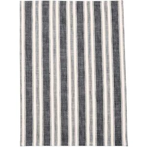 Bedeck of Belfast Saja Stripe Tea Towels, Charcoal Bedeck of Belfast Saja Stripe Tea Towels, Charcoal