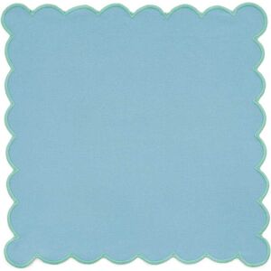 Land & Shore Scallop Trim Napkins, Green Land & Shore Scallop Trim Napkins, Green