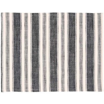 Bedeck of Belfast Saja Stripe Placemat, Charcoal Bedeck of Belfast Saja Stripe Placemat, Charcoal