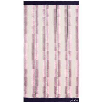 Joules Fruity Stripe Hand Towel, Oat Joules Fruity Stripe Hand Towel, Oat