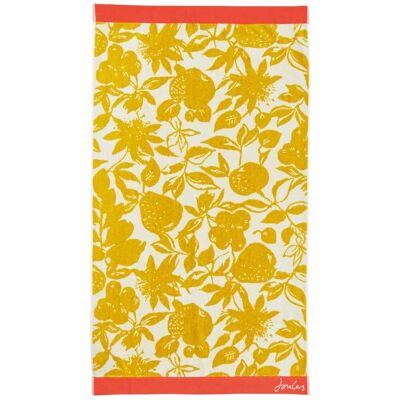 Joules Fruity Floral Bath Sheet, Yellow Joules Fruity Floral Bath Sheet, Yellow