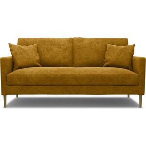 IKEA - Åsljunga 3 seater sofa, Tumeric, Velvet - Bemz- Yellow & Orange