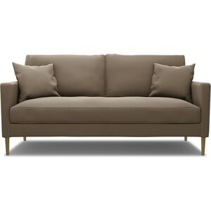 IKEA - Åsljunga 3 seater sofa, Taupe, Velvet - Bemz- White & Neutral