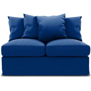 IKEA - IKEA Grönlid 2 seater sofa bed section cover, Lapis Blue, Velvet - Bemz- Blue