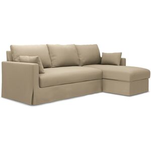 IKEA - Hyltarp 3-seater sofa with chaise longue, right, Tan, Linen - Bemz- Brown & Beige