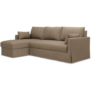 IKEA - Hyltarp 3-seater sofa with chaise longue, left, Camel, Bouclé & Texture - Bemz- Brown & Beige