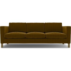 IKEA - Karlanda 3 Seater Sofa Cover, Turmeric, Velvet - Bemz- Yellow & Orange