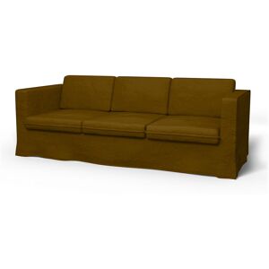 IKEA - Karlanda 3 Seater Sofa Cover, Turmeric, Velvet - Bemz- Yellow & Orange