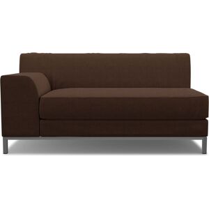 IKEA - Kramfors 2 Seater Sofa with Left Arm Cover, Chocolate, Linen - Bemz- Brown & Beige