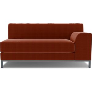 IKEA - Kramfors 2 Seater Sofa with Right Arm Cover, Burnt Sienna, Velvet - Bemz- Red, Pink & Purple