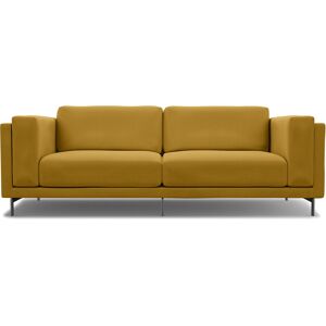 IKEA - Nockeby 3 Seater Sofa Cover, Honey Mustard, Cotton - Bemz- Yellow & Orange