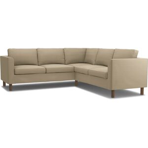 IKEA - Pärup 4-seater corner sofa cover, Tan, Linen - Bemz- Brown & Beige