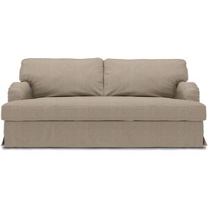 Stocksund 3 Seater Sofa Cover, Birch, Wool - Bemz- Brown & Beige