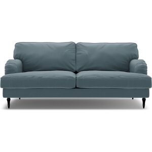 IKEA - Stocksund 3 Seater Sofa Cover, Duck Egg, Velvet - Bemz- Blue