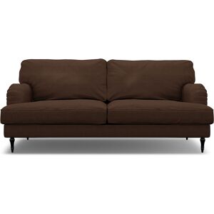 IKEA - Stocksund 3 Seater Sofa Cover, Chocolate, Linen - Bemz- Brown & Beige