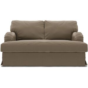 IKEA - Stocksund 2 Seater Sofa Cover, Taupe, Velvet - Bemz- White & Neutral