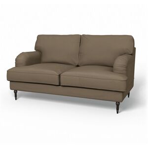 IKEA - Stocksund 2 Seater Sofa Cover, Taupe, Velvet - Bemz- White & Neutral