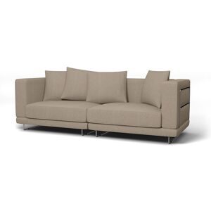 IKEA - Tylösand 3 Seater Sofa Cover, Birch, Wool - Bemz- Brown & Beige