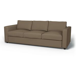 IKEA - Vimle 3 Seater Sofa Cover, Taupe, Velvet - Bemz- White & Neutral