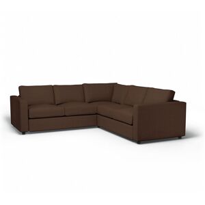 IKEA - Vimle Corner Sofa Cover (2+2), Chocolate, Linen - Bemz- Brown & Beige