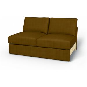 IKEA - Vimle 2 seater bed sofa without armrests, Turmeric, Velvet - Bemz- Yellow & Orange