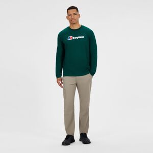 Berghaus Men's Big Logo Long Sleeves Tee - Green Extra Small Men's Berghaus Men's Big Logo Long Sleeves Tee - Green Extra Small Men's