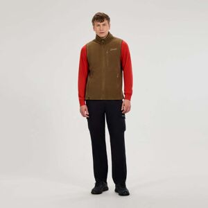 Berghaus Men's Prism InterActive Polartec Fleece Gilet - Brown 2X-Large Men's Berghaus Men's Prism InterActive Polartec Fleece Gilet - Brown 2X-Large Men's