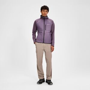 Berghaus Men's Trawden Hybrid Hooded Jacket - Purple Extra Large Men's Berghaus Men's Trawden Hybrid Hooded Jacket - Purple Extra Large Men's