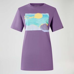 Berghaus Women's Hill Hazed Short Sleeve Tee - Purple 18 Women's Berghaus Women's Hill Hazed Short Sleeve Tee - Purple 18 Women's