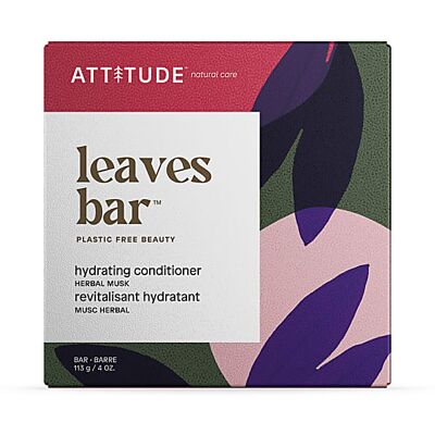 Attitude Leaves Bar Moisturising Conditioner - Herbal Musk Attitude Leaves Bar Moisturising Conditioner - Herbal Musk