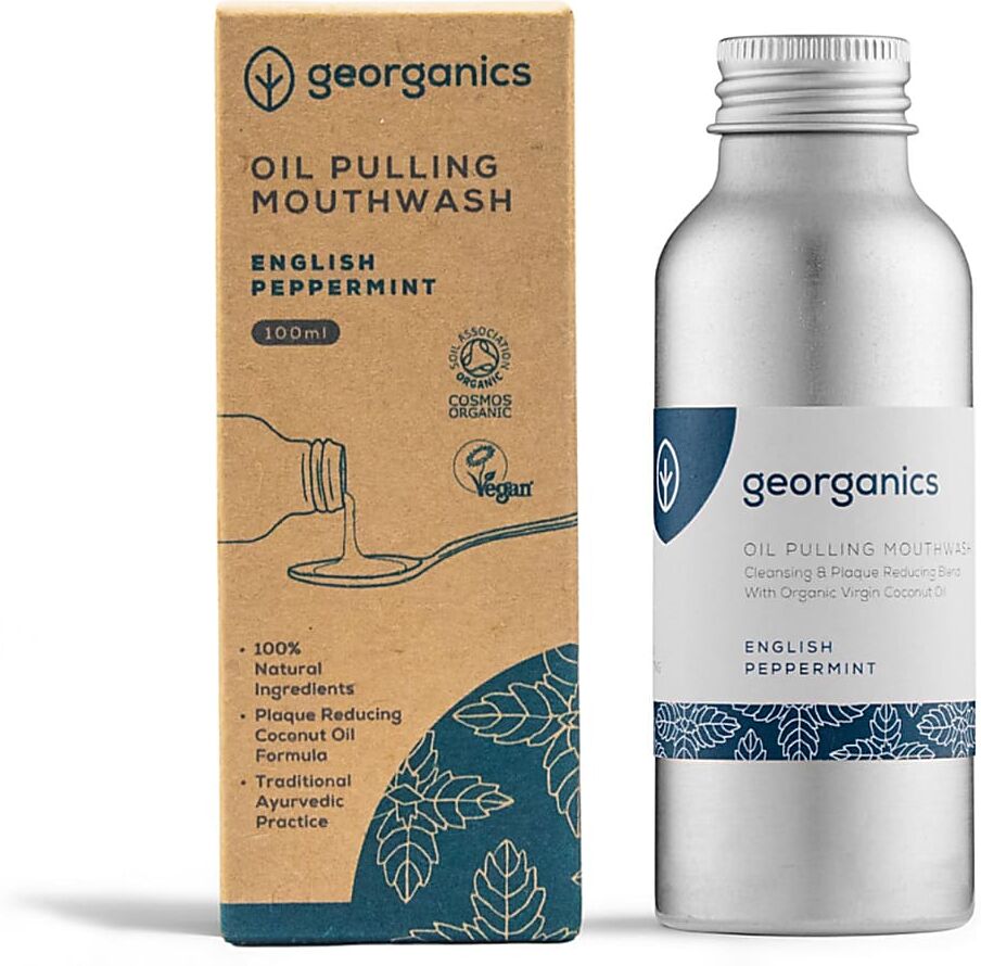 Georganics Oilpulling Mouthwash - English Peppermint 100ml