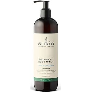 Sukin Lime & Coconut Botanical Body Wash - Body Wash Sukin Lime & Coconut Botanical Body Wash - Body Wash