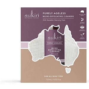 Sukin Purely Ageless Micro Exfoliating Cleanser Gift Set - 125ml