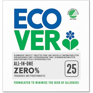 Ecover ZERO - All in One Dishwasher Tablets (25)