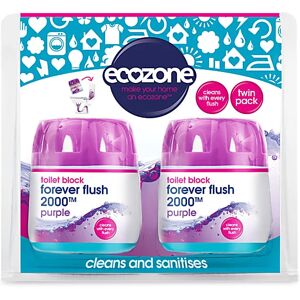 Ecozone Forever Flush Toilet Block 2000 - Indigo Twin Pack