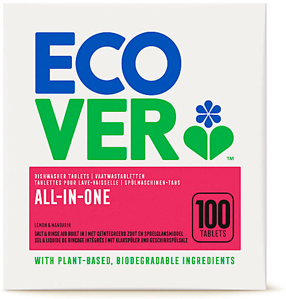 Ecover XL All In One Dishwasher Tablets (100)