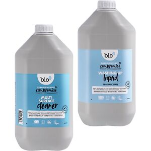 Bio-D Multi Surface Cleaner & Fragrance Free Washing Up Liquid 5L R... Bio-D Multi Surface Cleaner & Fragrance Free Washing Up Liquid 5L R...