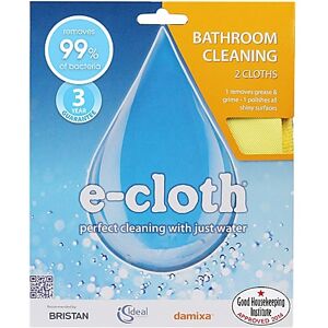 E-Cloth Bathroom Pack - High Absorbency, Streak-Free, Multi-Surface E-Cloth Bathroom Pack - High Absorbency, Streak-Free, Multi-Surface