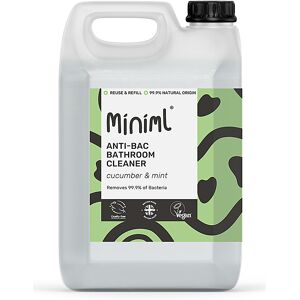 Miniml Cucumber & Mint Anti-Bac Bathroom Cleaner - 5L Miniml Cucumber & Mint Anti-Bac Bathroom Cleaner - 5L