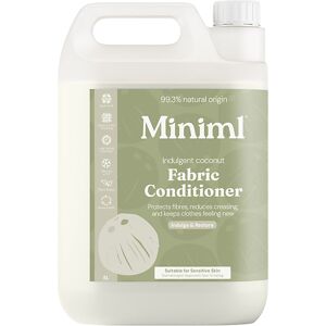 Miniml Eco Fabric Softener & Conditioner 5L Refill - Tropical Coconut Scented All Natural Fabric Softener for Sensitive Skin Miniml Eco Fabric Softener & Conditioner 5L Refill - Tropical Coconut Scented All Natural Fabric Softener for Sensitive Skin