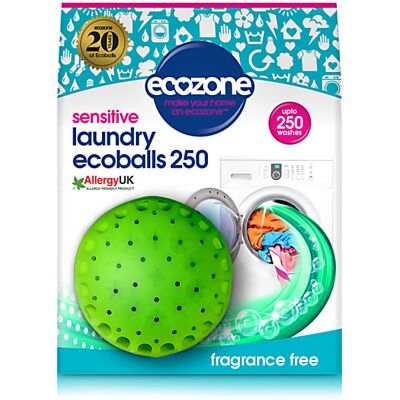 Ecozone Ecoballs 250 Washes - Fragrance Free Ecozone Ecoballs 250 Washes - Fragrance Free