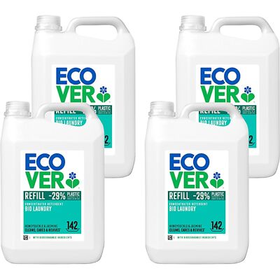 Ecover Concentrated Bio Laundry Liquid 5L Refill Bundle Ecover Concentrated Bio Laundry Liquid 5L Refill Bundle
